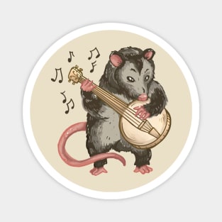 Possum banjo Magnet